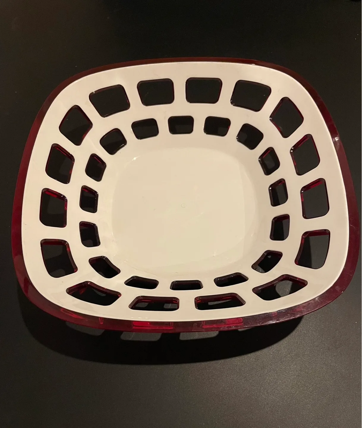 Guzzini Italian Vintage Red Bowl image indicator(2)