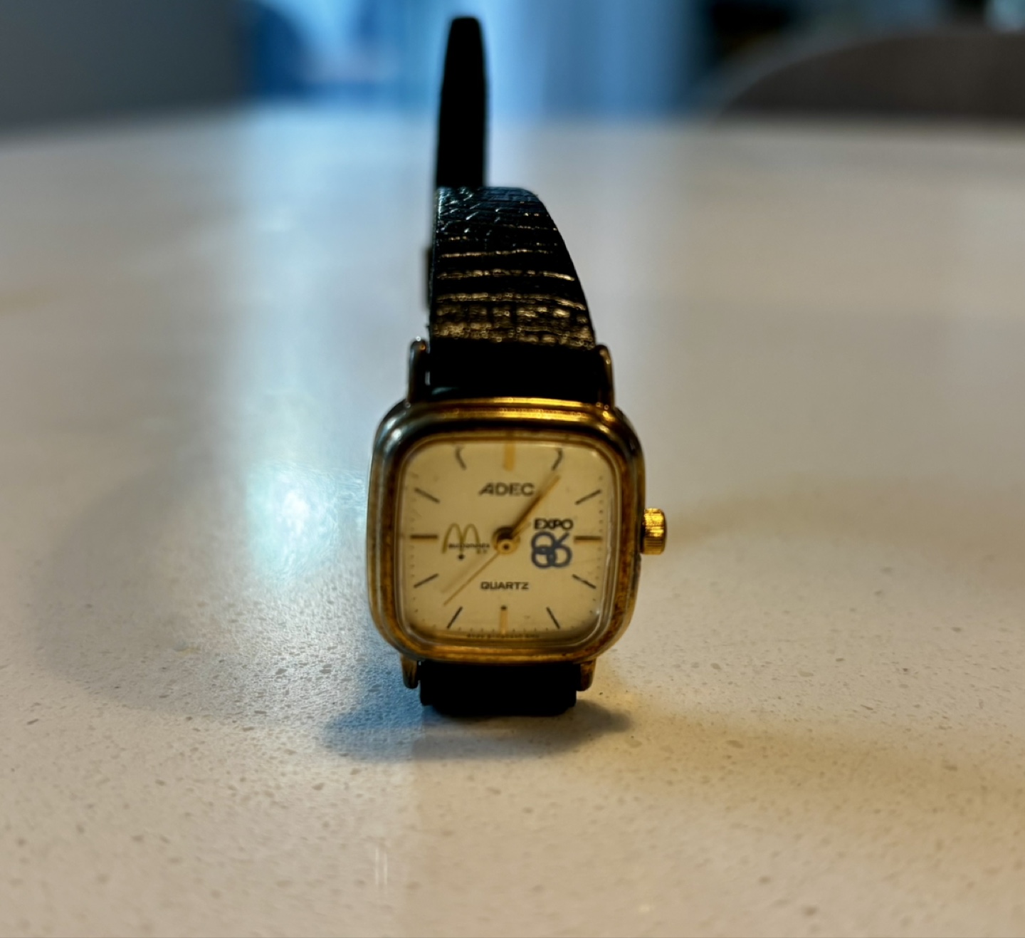 Vintage McDonald's Expo '86 ADEC Quartz Watch