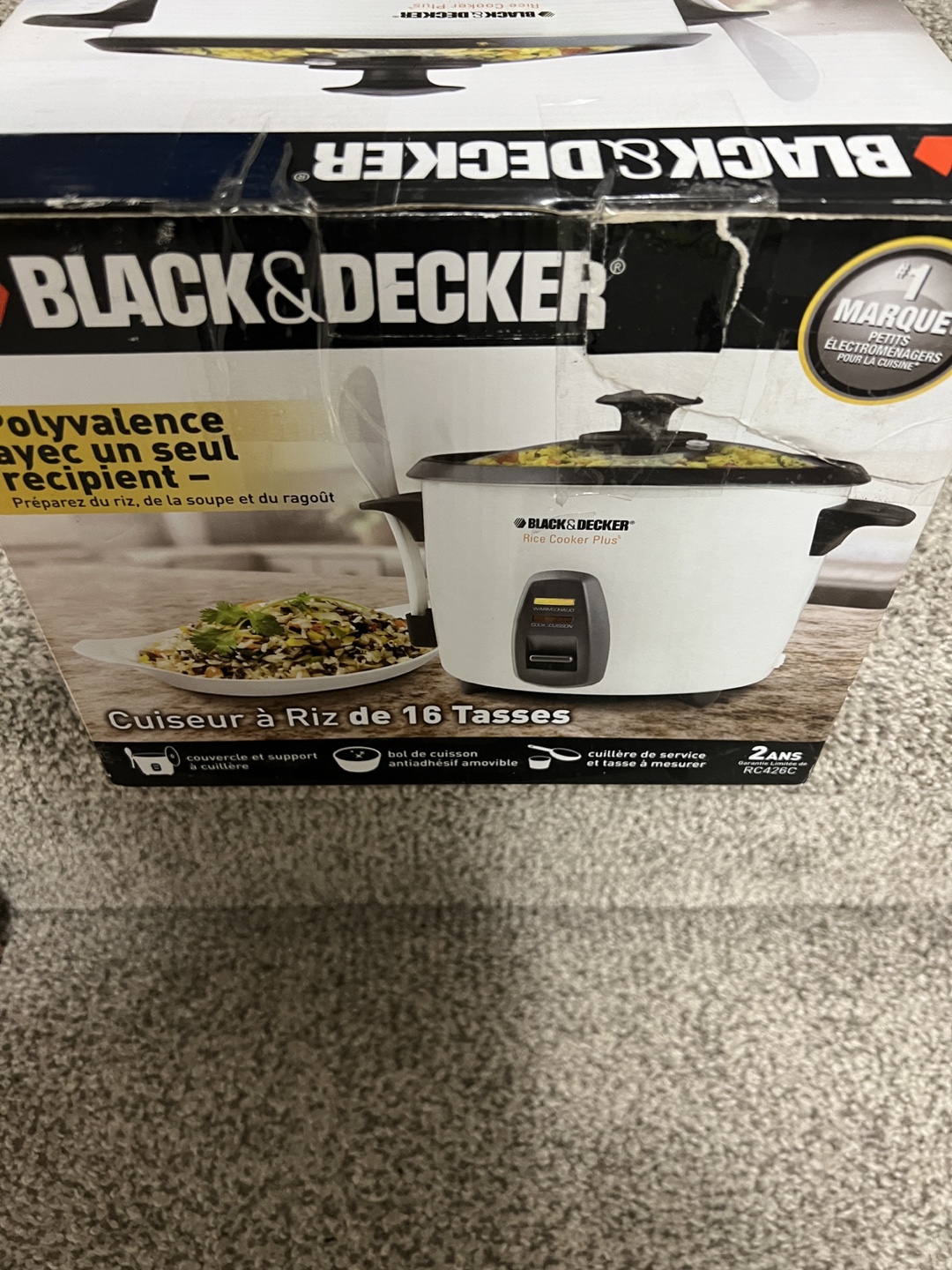 Black & Decker 16-Cup Rice Cooker - New in Box - photo 4