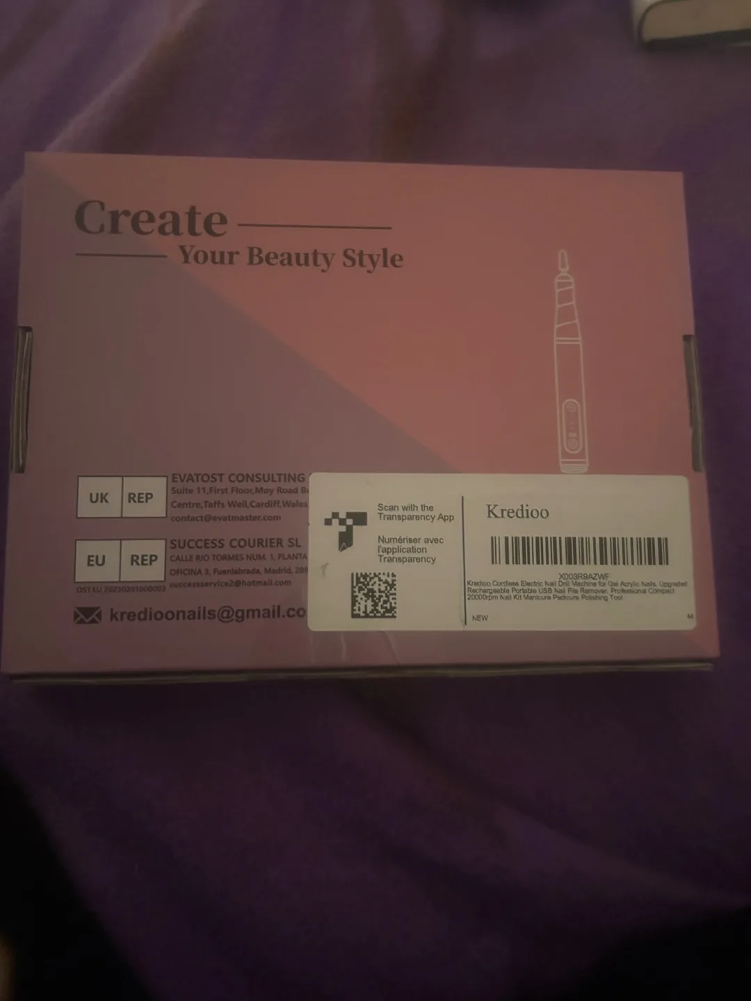 Krediio Electric Nail Drill Kit image indicator(2)