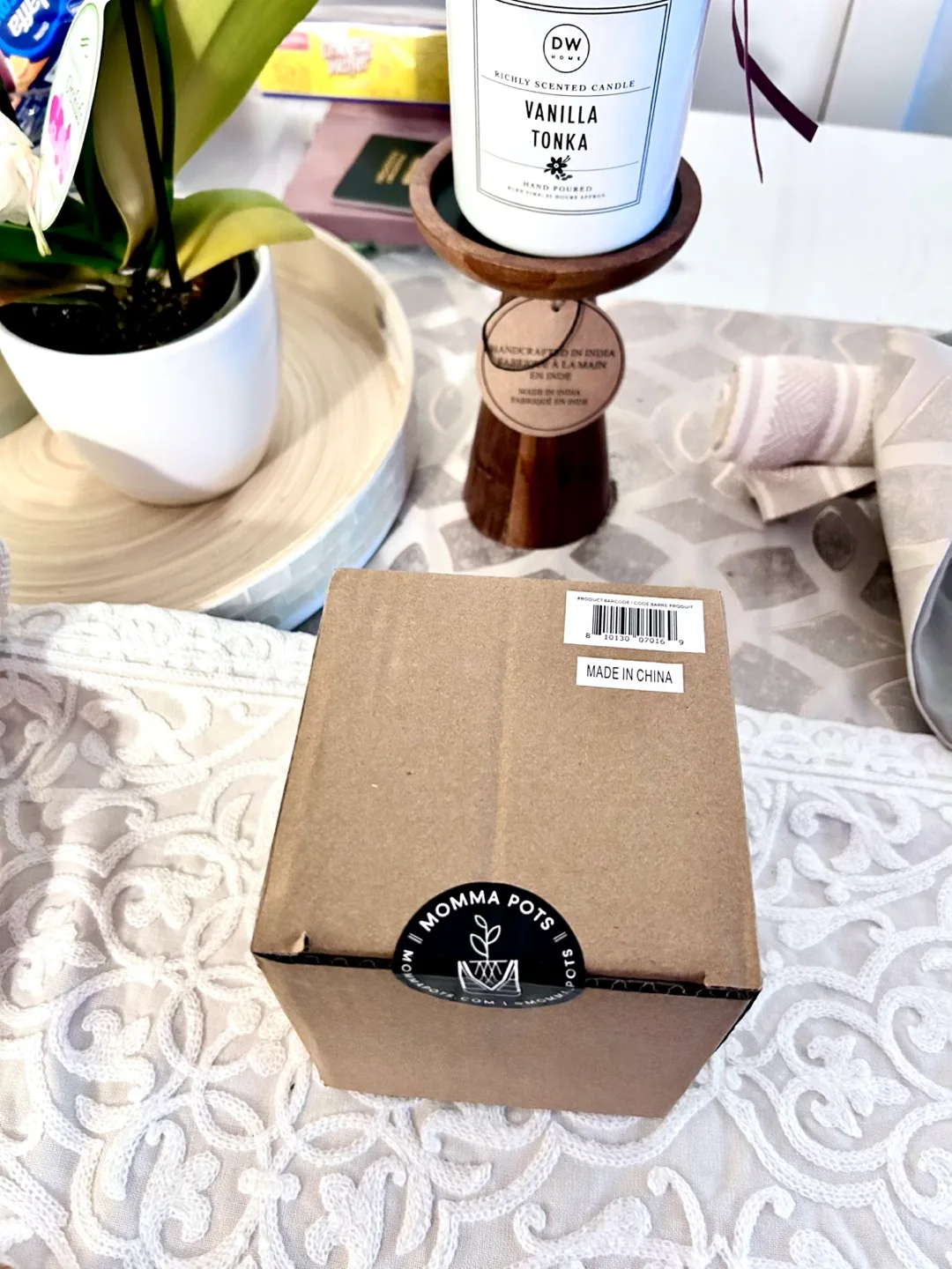 🍓NEW in box! MOMMA POTS GEMSTONE COLLECTION White Segame image indicator(4)