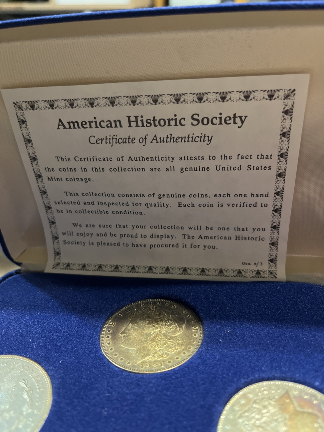 The Last Morgan Silver Dollars Collection - photo 3