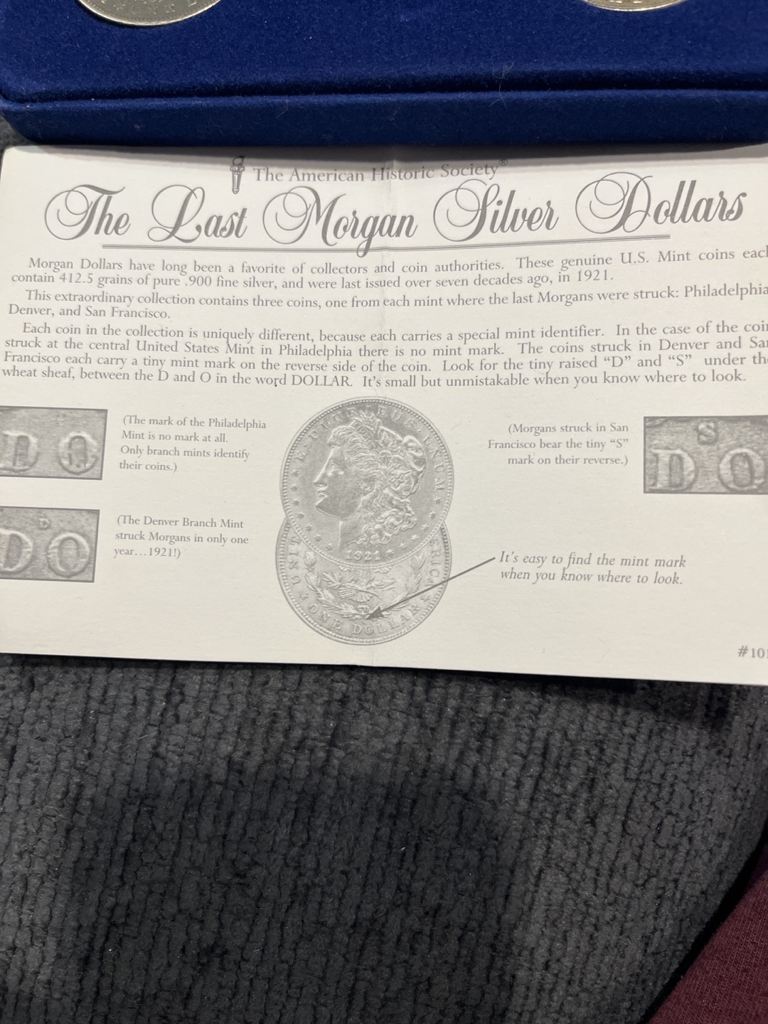The Last Morgan Silver Dollars Collection - photo 2