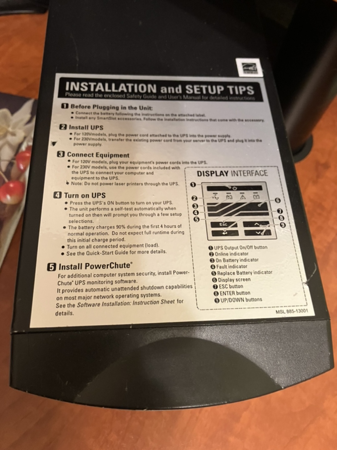 APC Smart-UPS 750VA / 500W (Power Backup) - photo 3