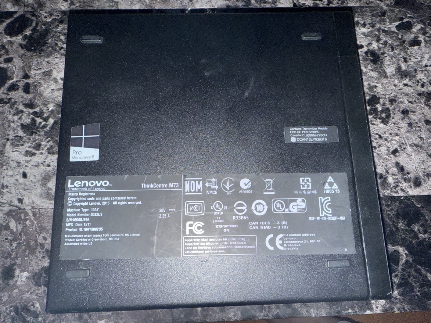 Lenovo ThinkCentre M73 Tiny Desktop Computer
