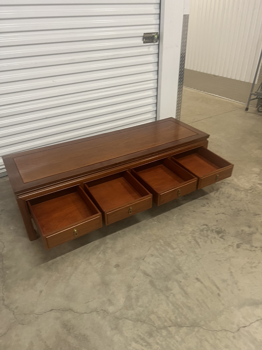 Far Eastern Furnishings Low Wooden Console Table - photo 5