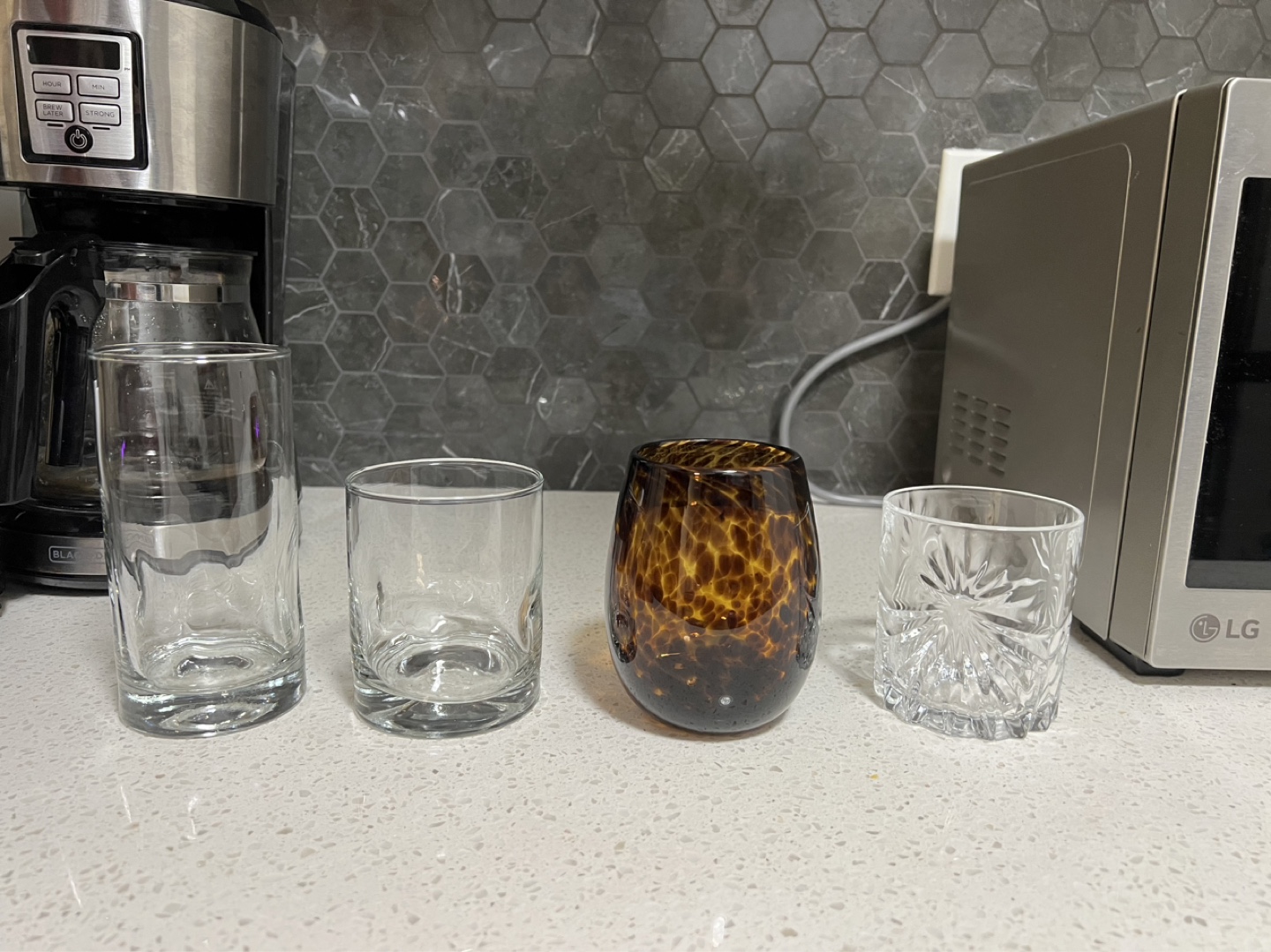 Glassware - Highball Glasses, and Unique Tumblers