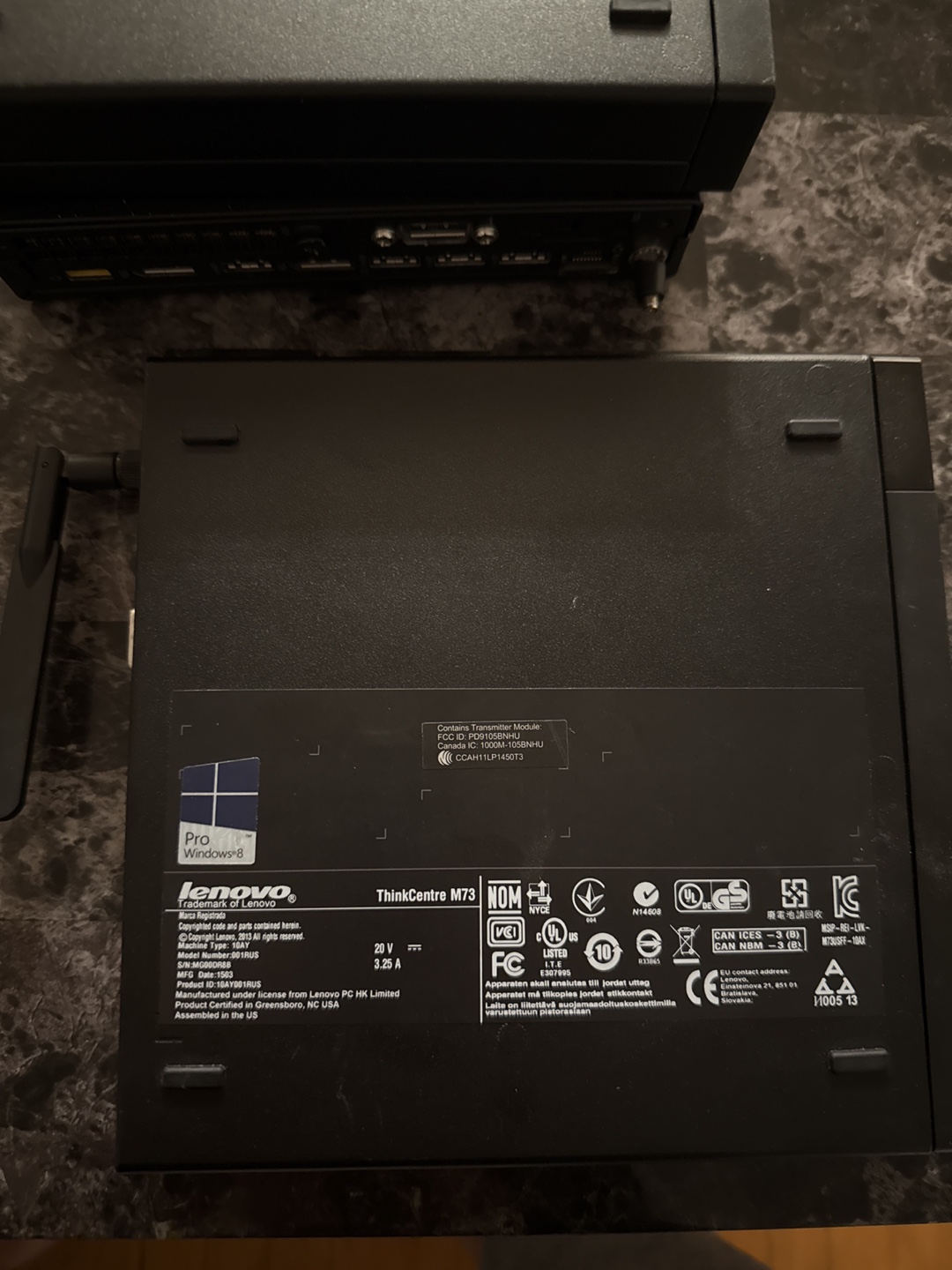 Lenovo ThinkCentre M73 Tiny Desktop Computer