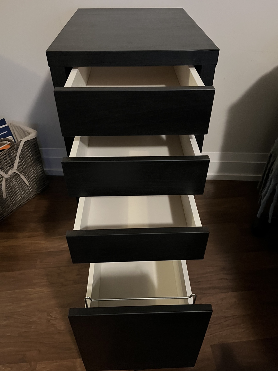 IKEA MICKE Drawer unit/drop file storage, black-brown - photo 5