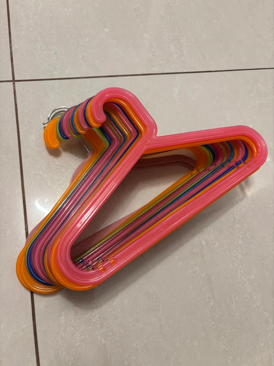 Multicoloured Plastic Hangers