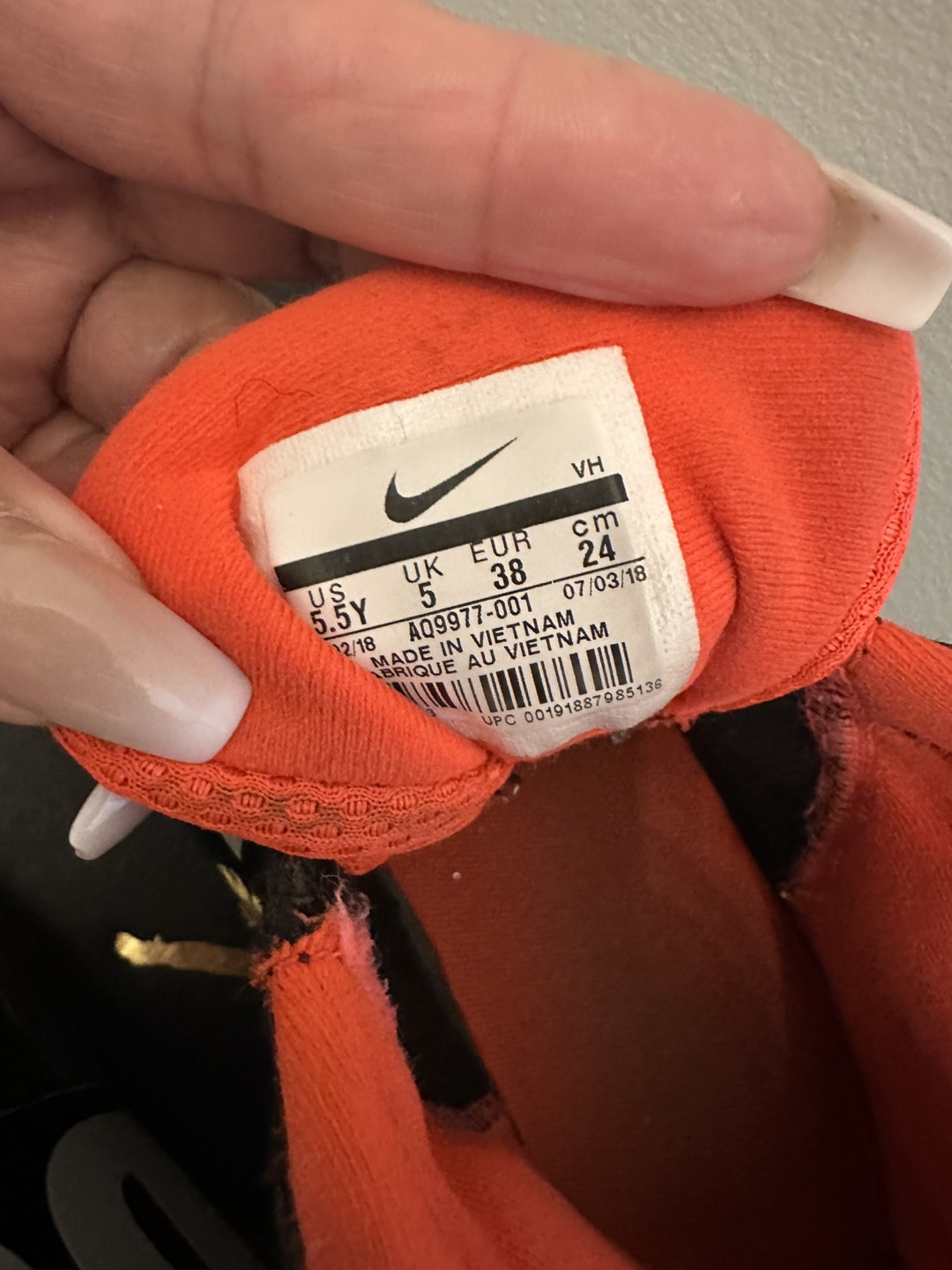 Nike Kids' Just Do It Basketball Shoes - Size 5.5Y - photo 3