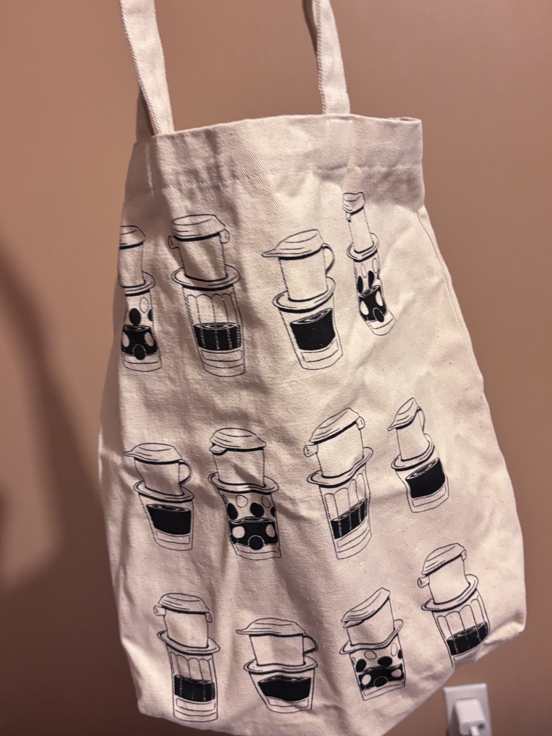 Reusable Tote Bag with Vietnamese Coffee Design 💚 - photo 5