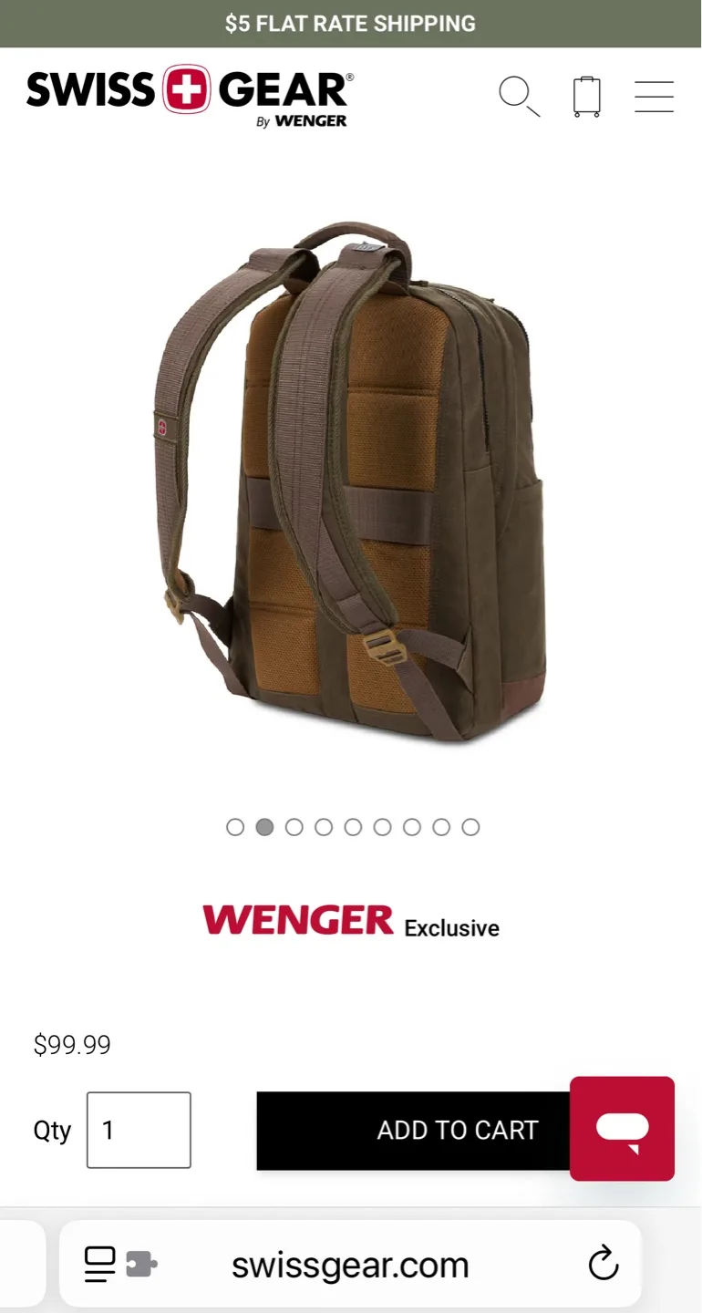 💚SwissGear by Wenger Backpack image indicator(2)