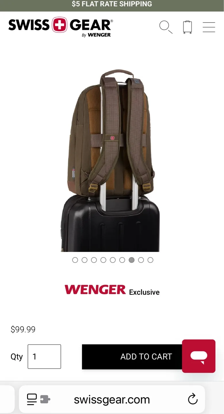 💚SwissGear by Wenger Backpack image indicator(10)