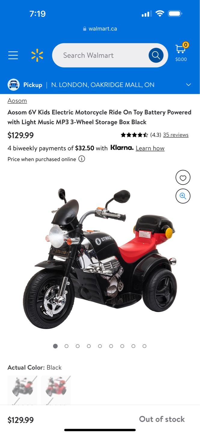 Aosom 6V Kids Electric Motorcycle Ride On Toy - photo 5