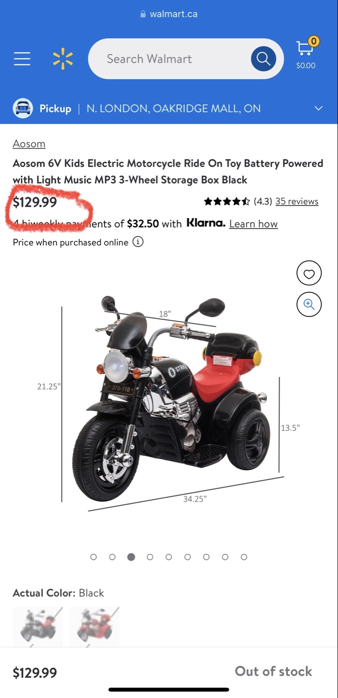 Aosom 6V Kids Electric Motorcycle Ride On Toy - photo 4