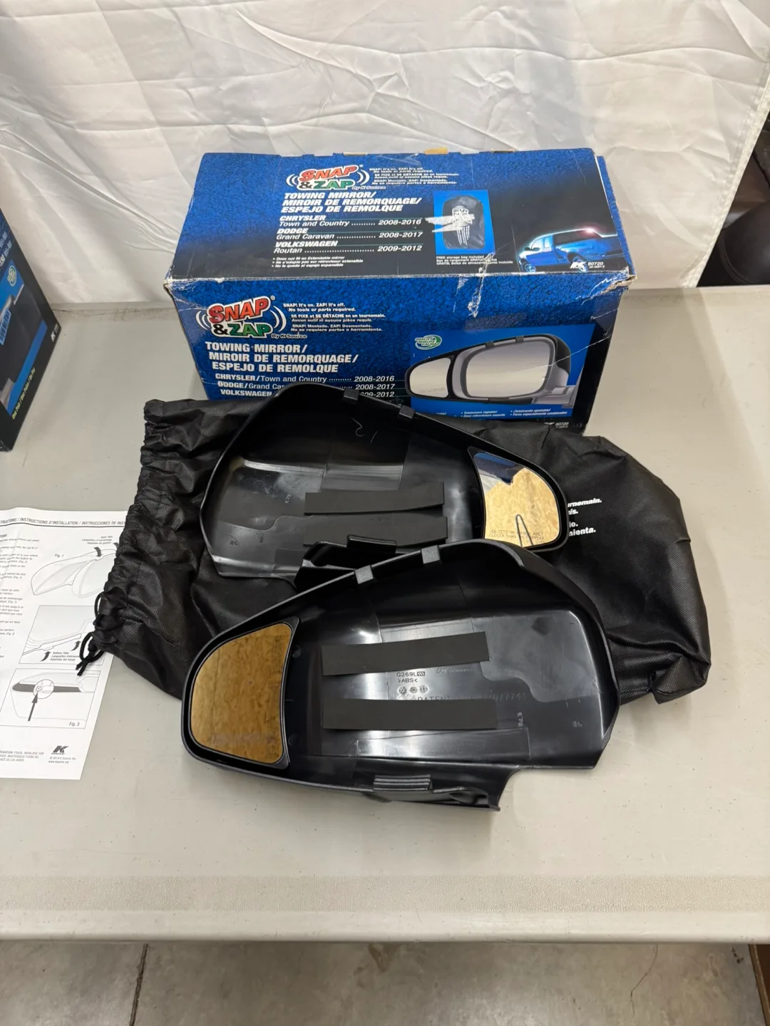 Tow Mirrors Dodge Chrysler Ram VW image indicator(9)