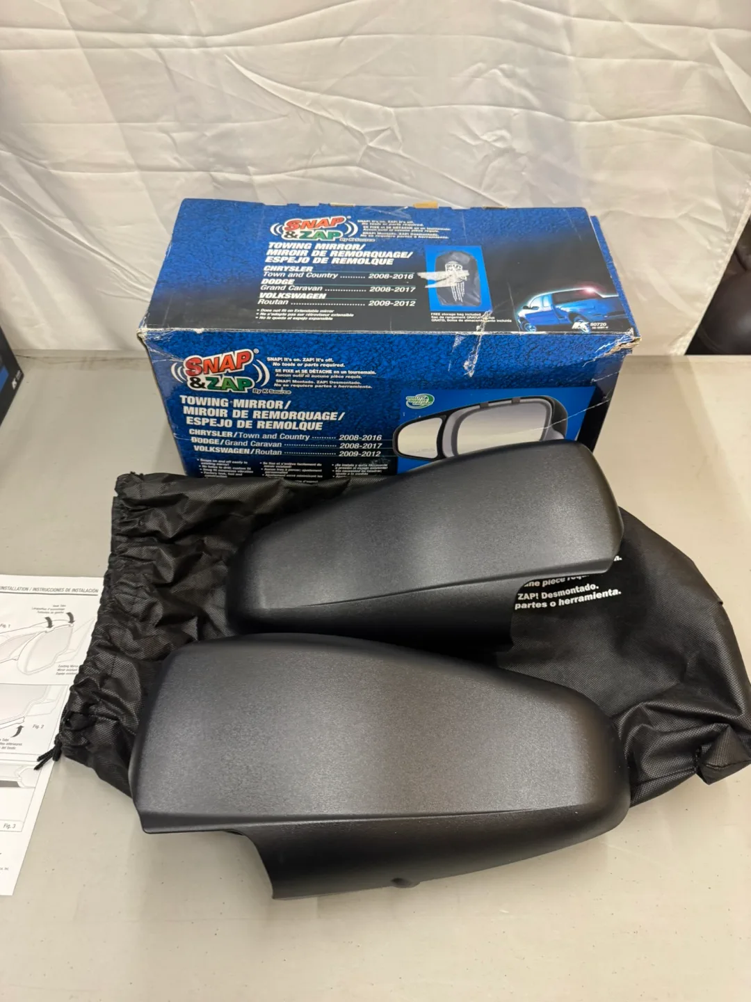 Tow Mirrors Dodge Chrysler Ram VW image indicator(10)