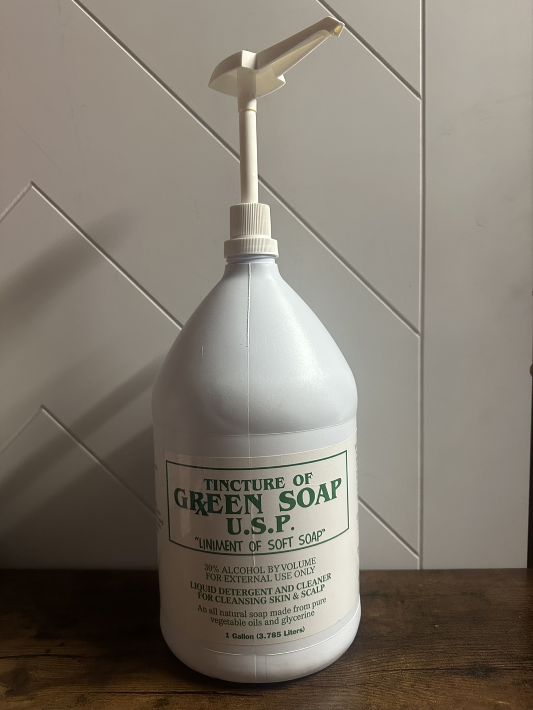 Half Gallon Tincture of Green Soap U.S.P.