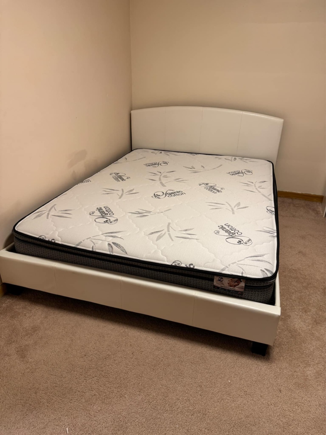 Queen Size Bed Frame with Mattress - photo 2