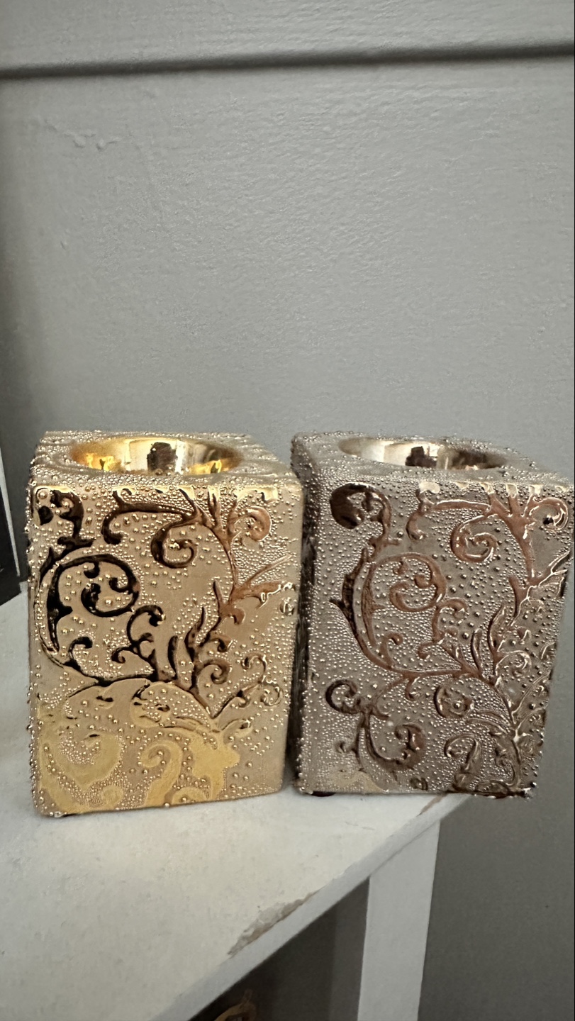 💚 Pair of Decorative Candle Holders - photo 2
