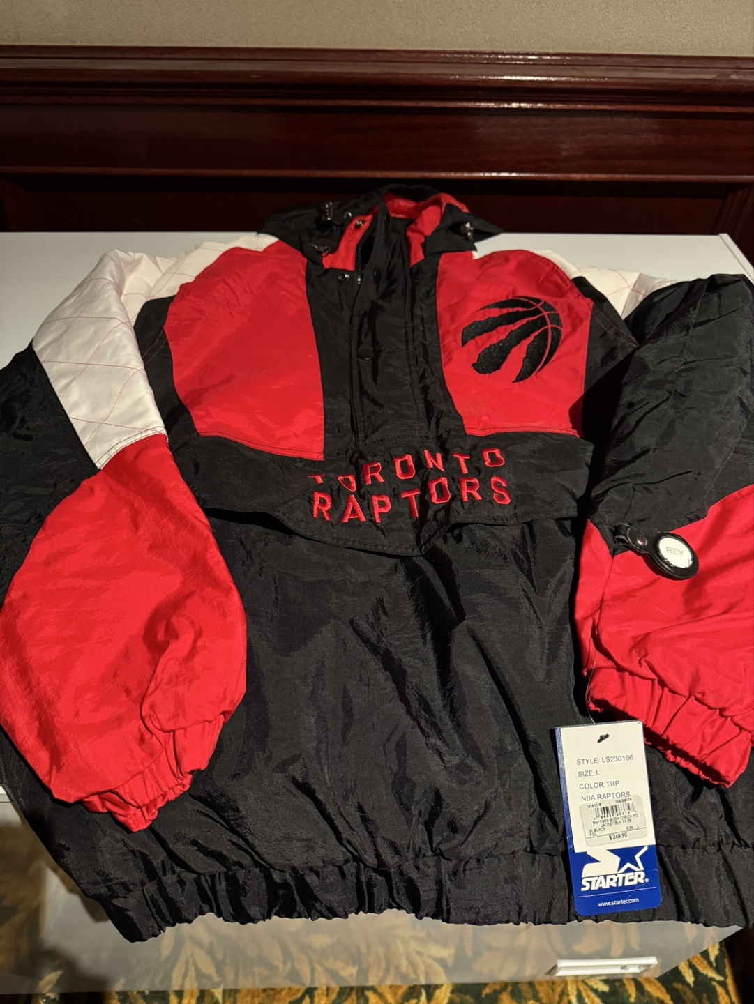 Starter Toronto Raptors Jacket - Size Large