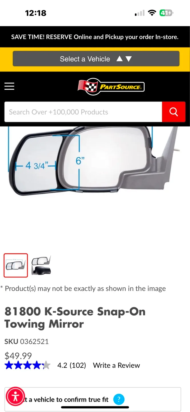 Towing Mirrors Ford F150 Lincoln Mark LT image indicator(9)