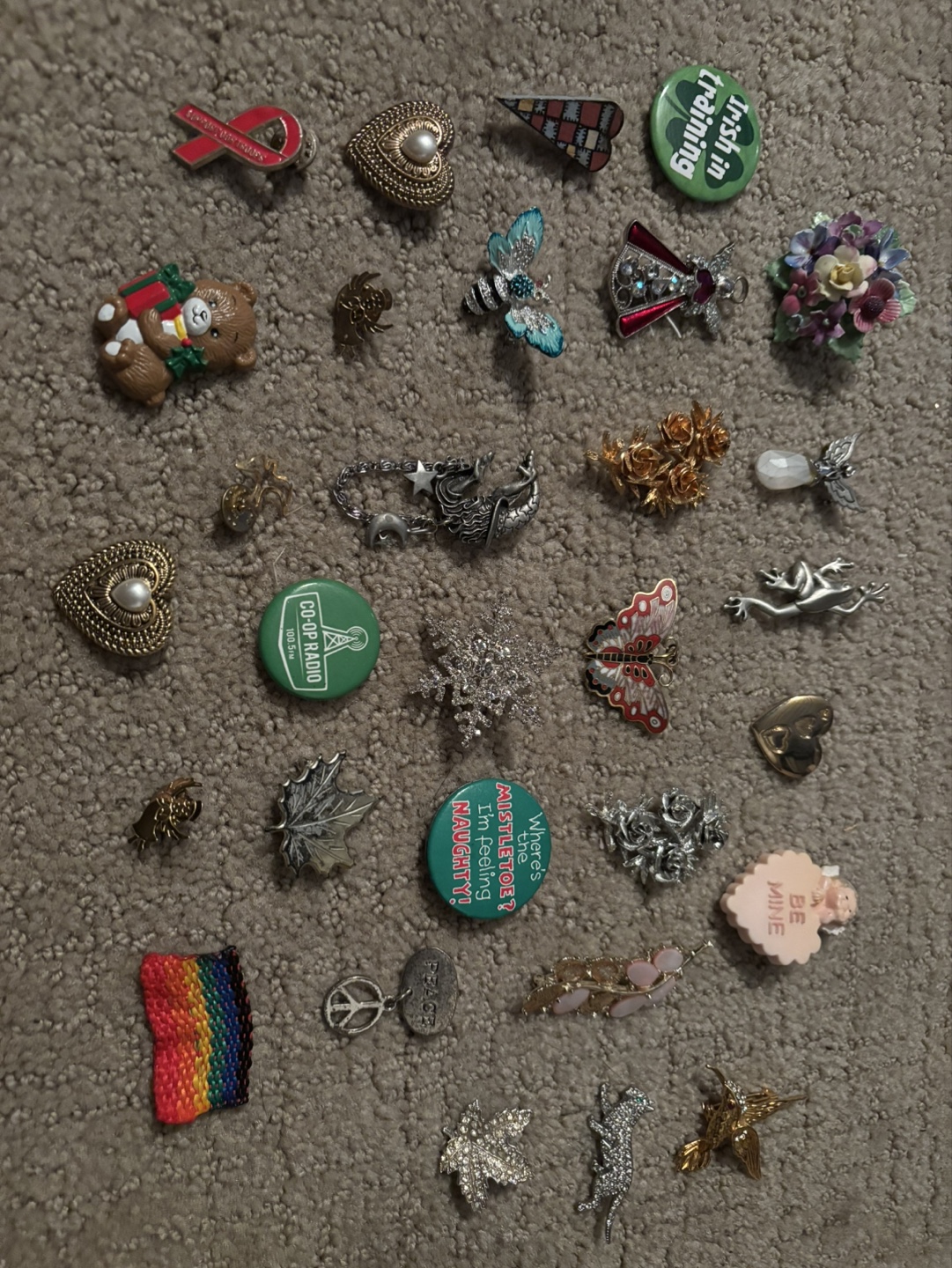 Large Collection of Brooches and Pins