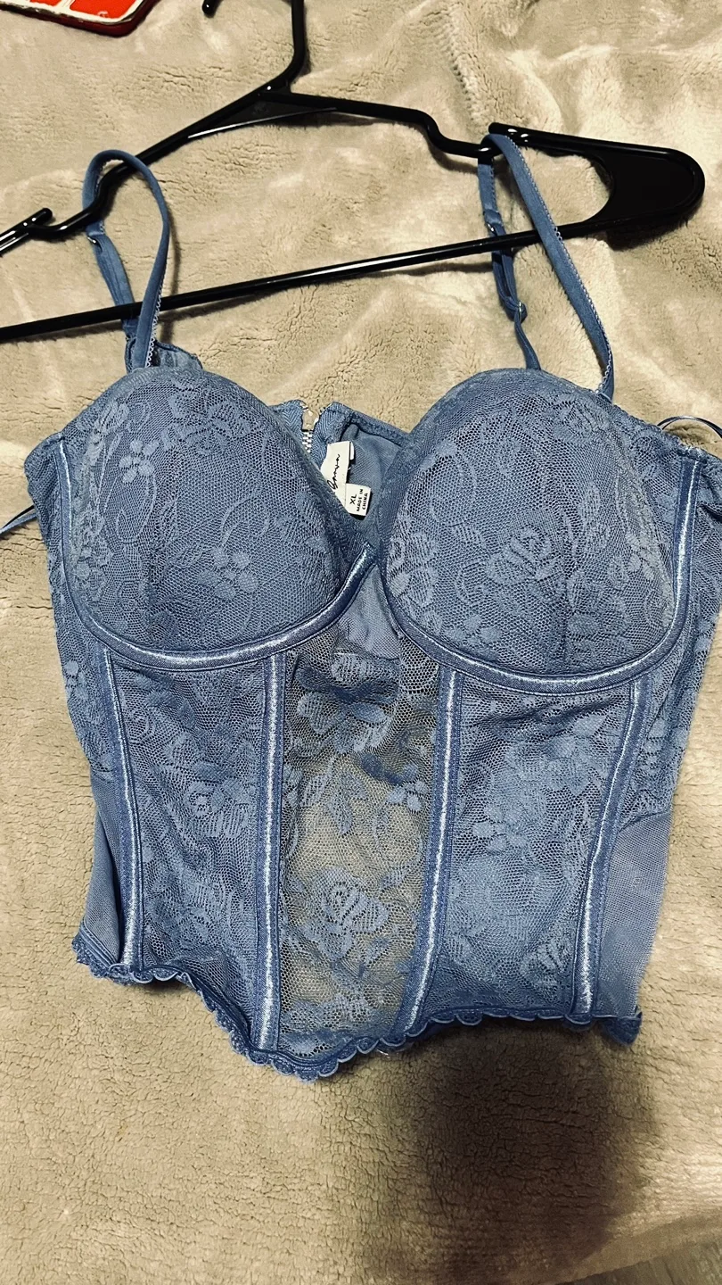 Blue Lace Corset Top image indicator(5)