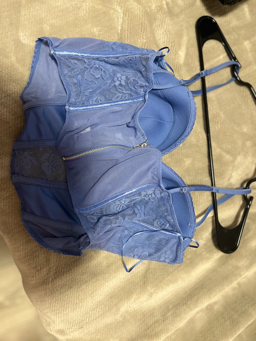 Blue Lace Corset Top image indicator(4)