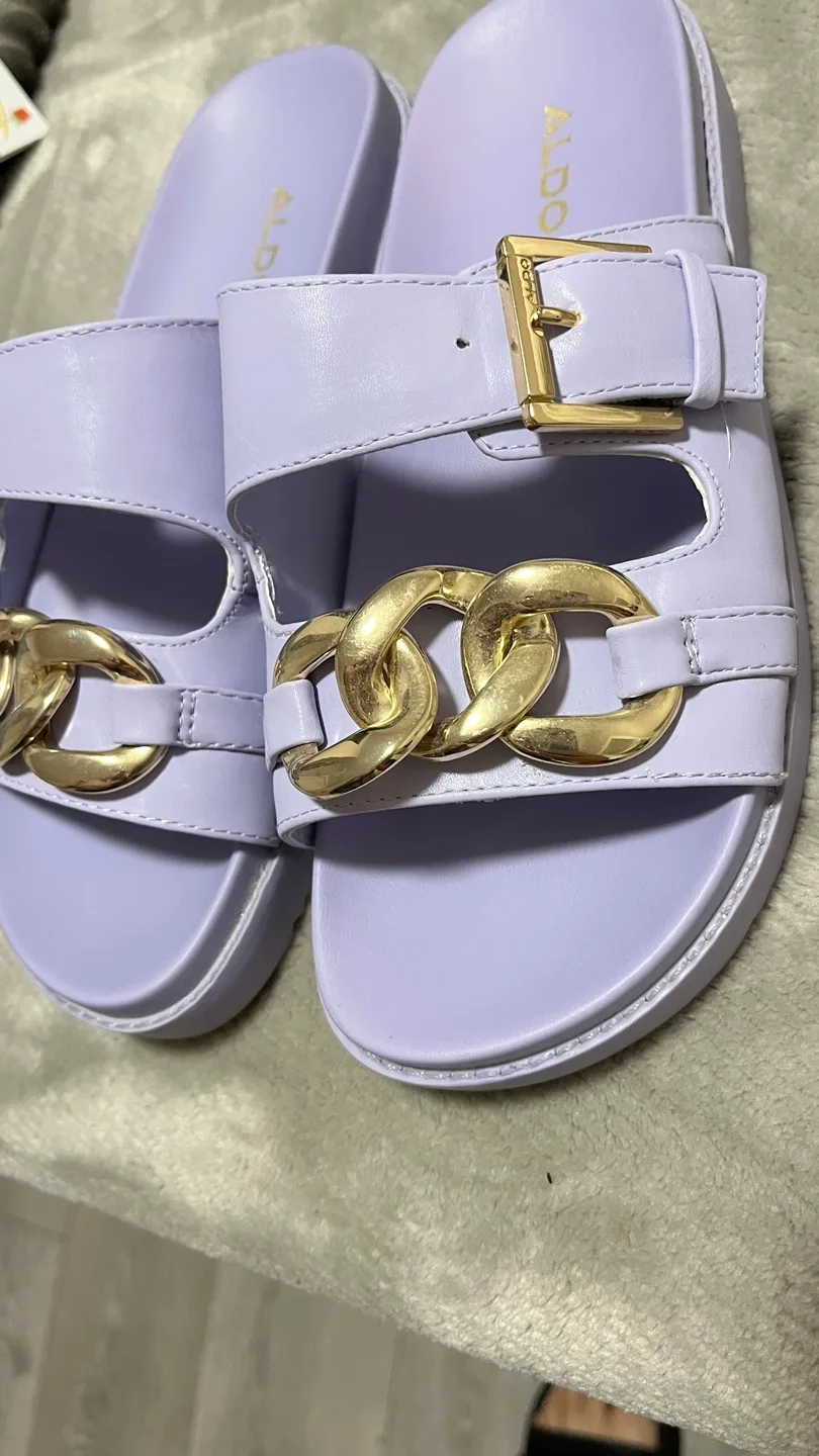 ALDO Lavender Chain Detail Slides image indicator(2)