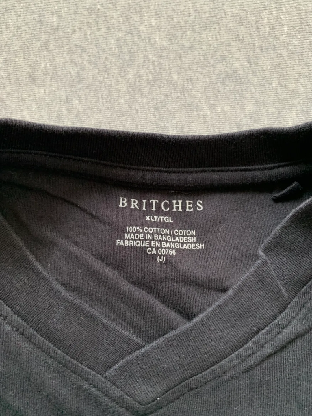 Men's Britches V-Neck T-Shirt - Size XL Tall image indicator(3)