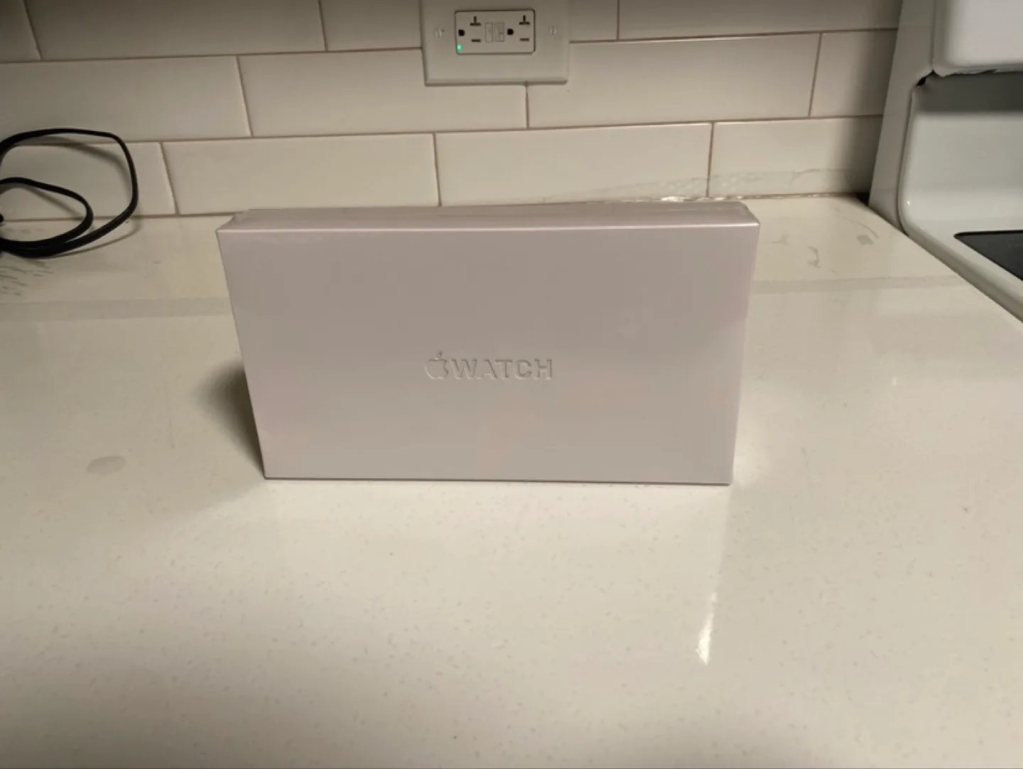 Apple Watch Ultra 49mm Titanium Case & White Band (Not Original) image indicator(6)