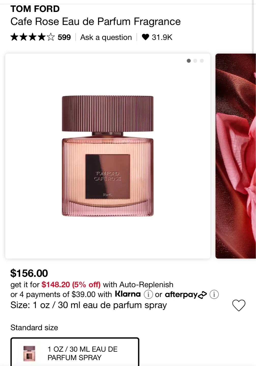 Tom Ford Cafe Rose Eau de Parfum Sample image indicator(2)