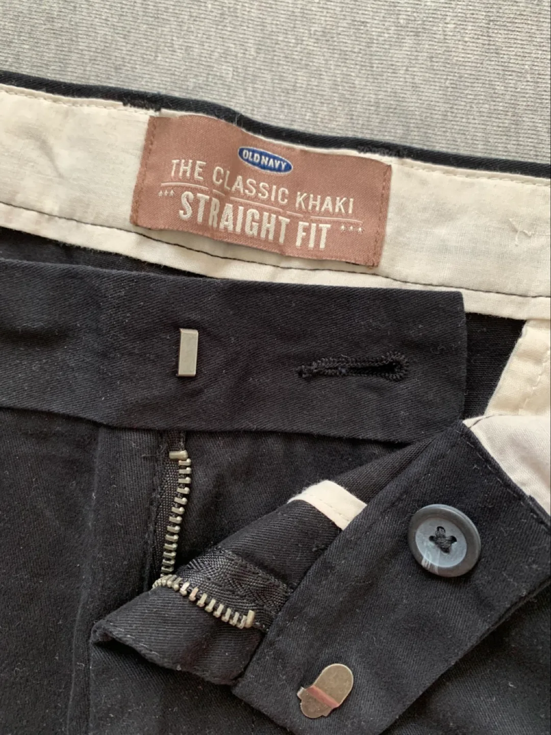 Old Navy Men's Classic Khaki Straight Fit Pants - Size 42x34 image indicator(3)