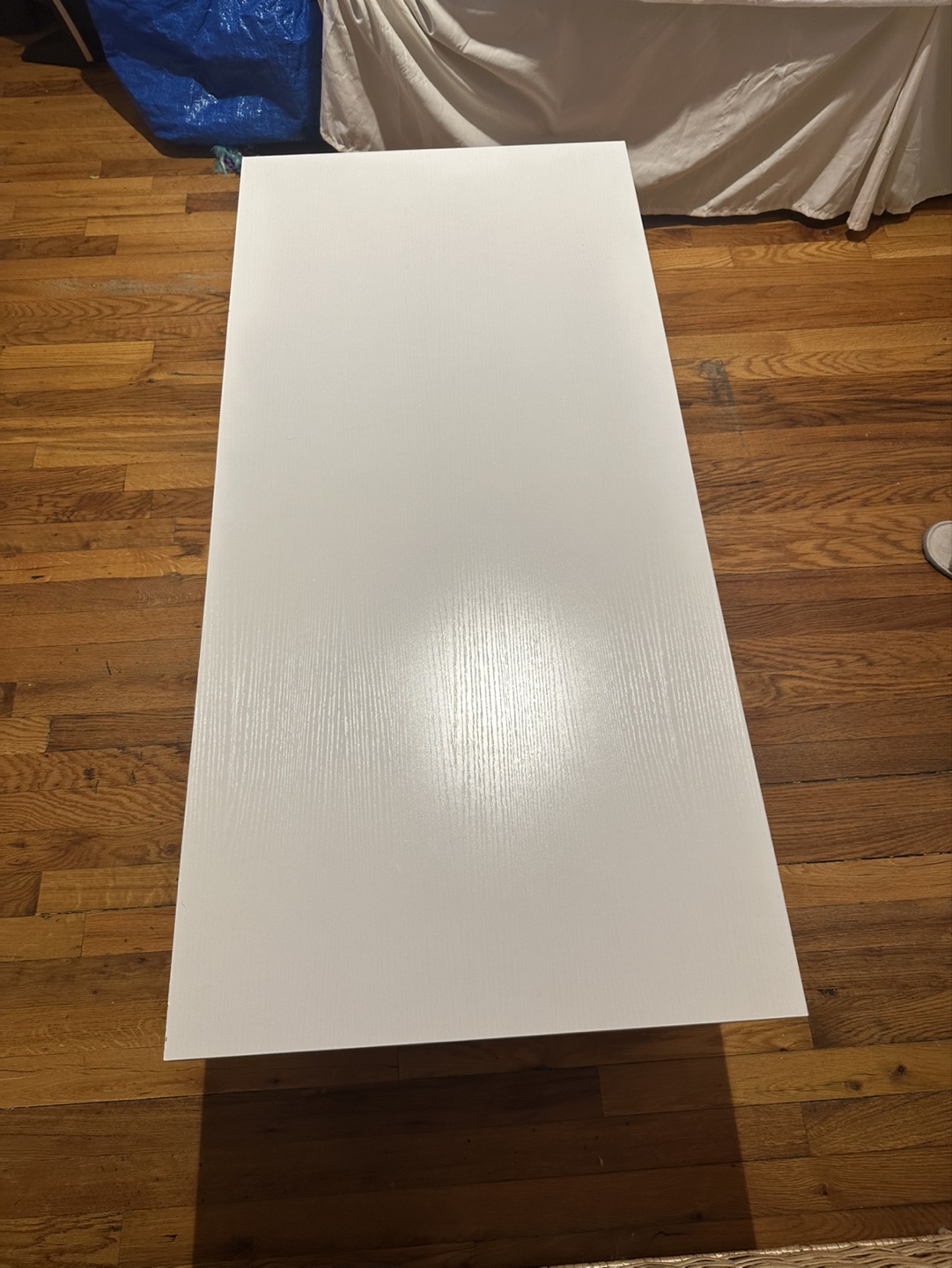 White Lift-Top Coffee Table with Shelf - photo 2