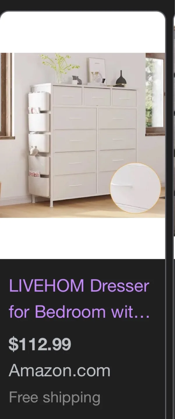 LIVEHOM 11-Drawer Dresser with Side Pockets thumbnail