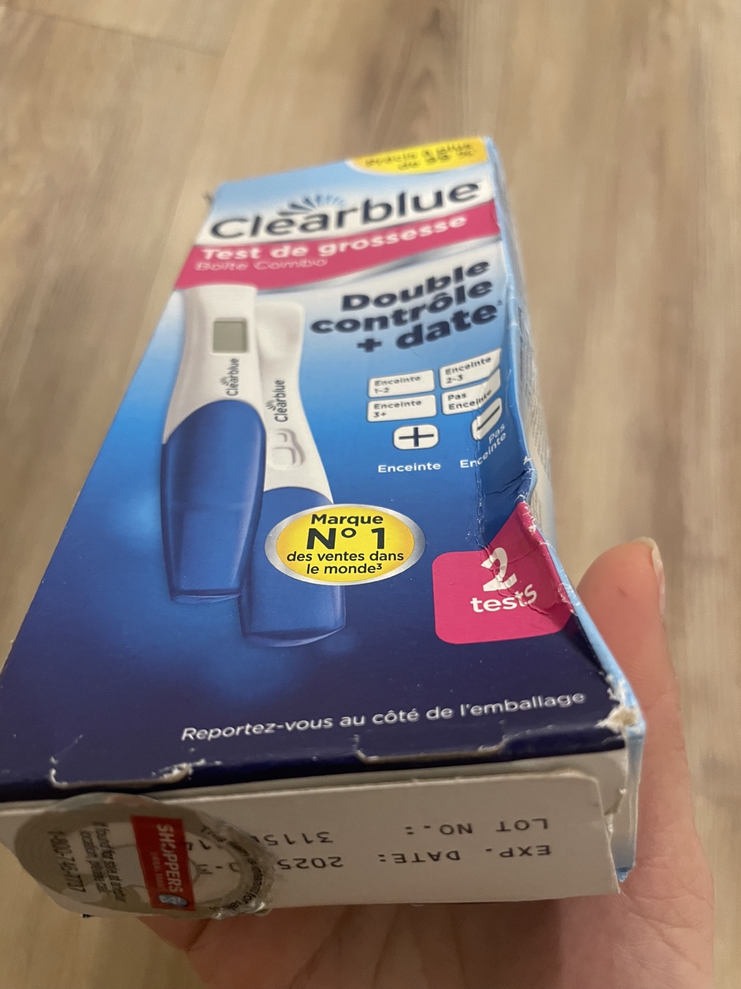Clearblue Pregnancy Test Double Check  (2 Tests) - photo 2