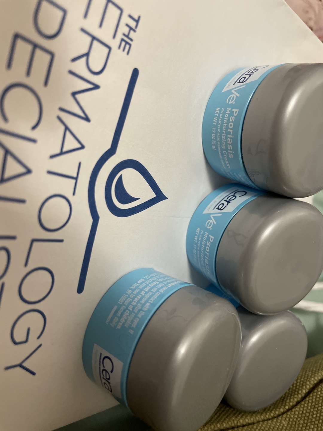 Four Unopened CeraVe Psoriasis Moisturizing Creams