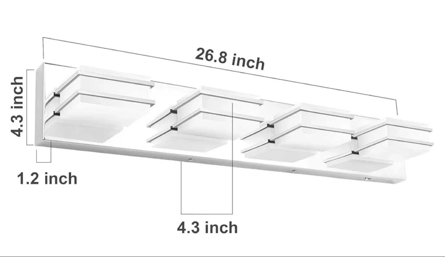Modern LED Bathroom Vanity Light Fixture image indicator(5)