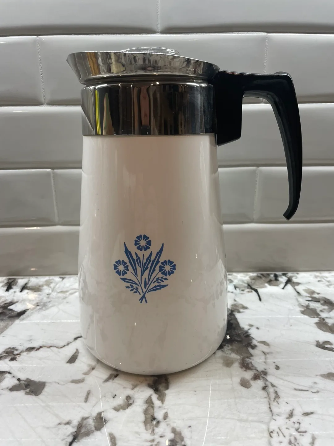 Vintage Corning Ware 9 Cup Blue Cornflower Pattern thumbnail