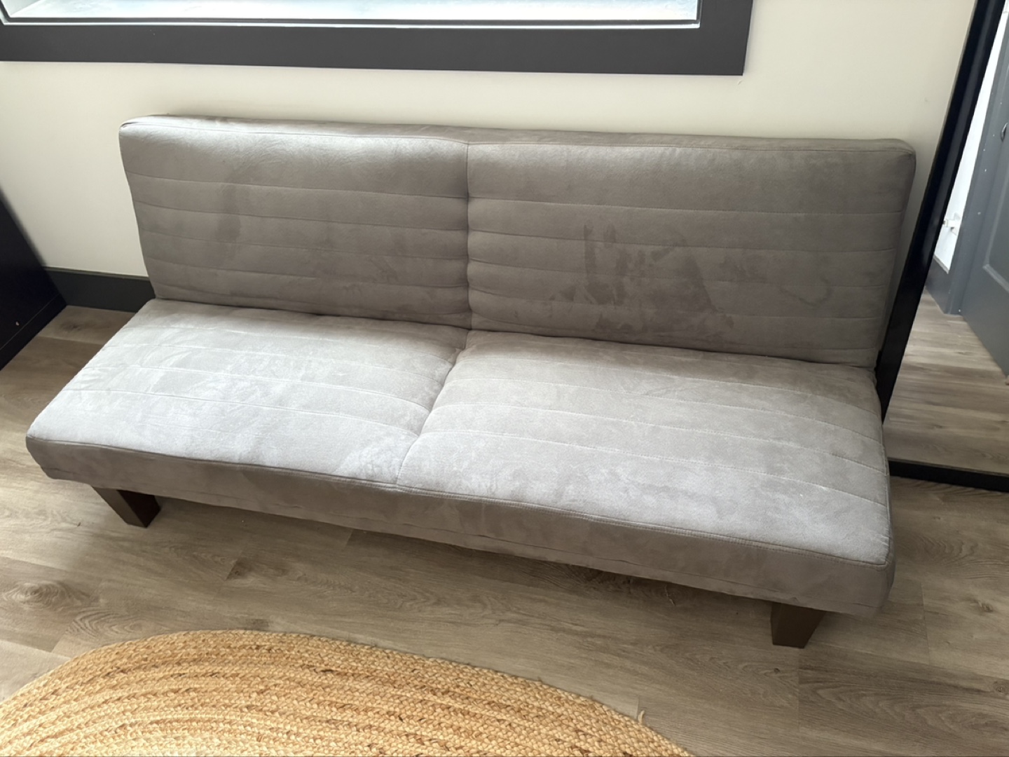 Gray Futon Sofa Bed