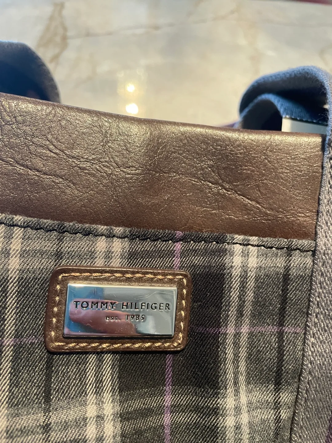 Tommy Hilfiger Plaid Handbag image indicator(2)