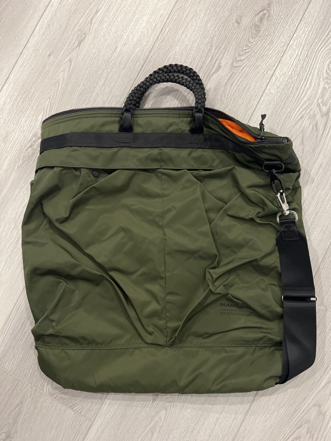 Maharishi Olive Green Tote Bag