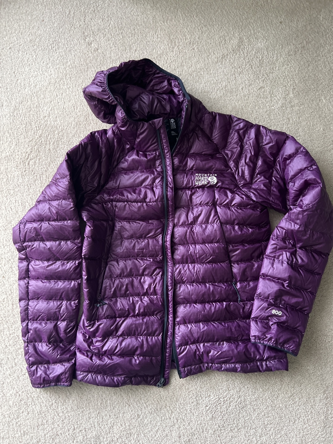 Mountain Hardwear Men's 800 Down Hooded Jacket - Size Small