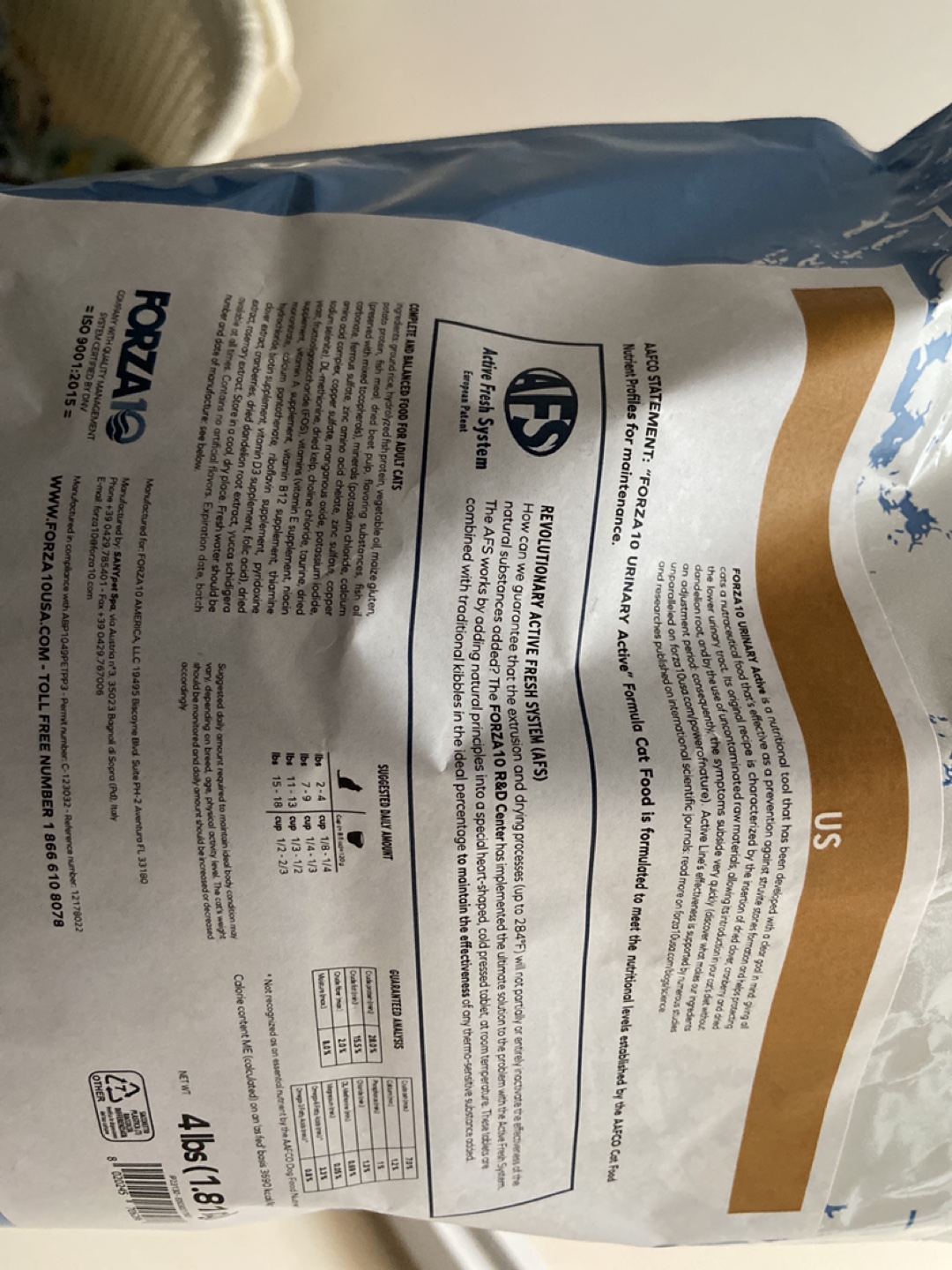 Forza10 Urinary Active Cat Food - photo 2