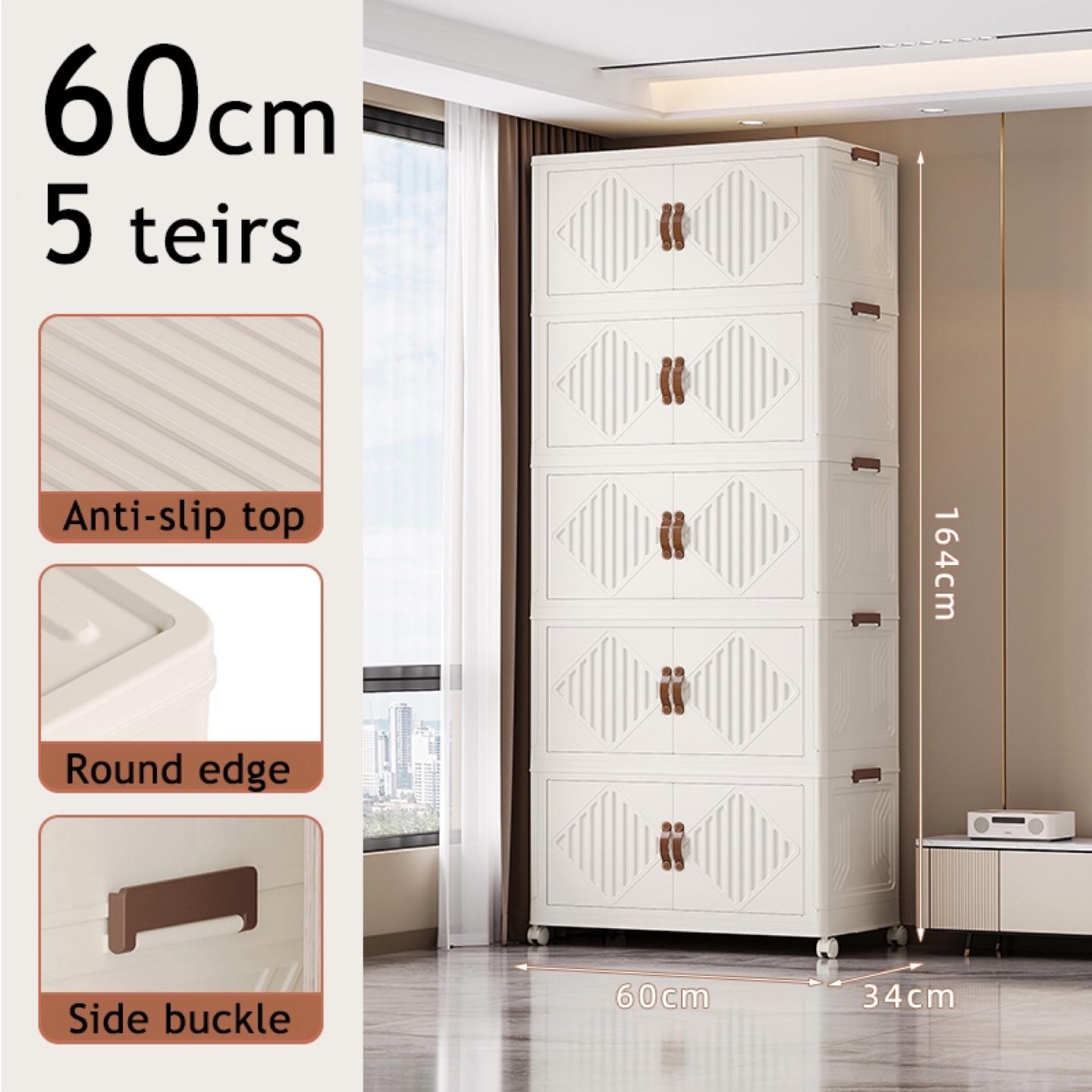 Brand new 5 tiers Storage Cabinet