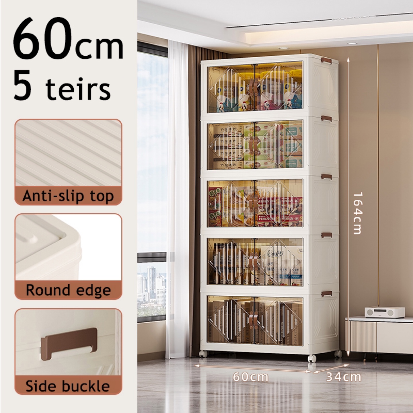Brand new 5 tiers Storage Cabinet