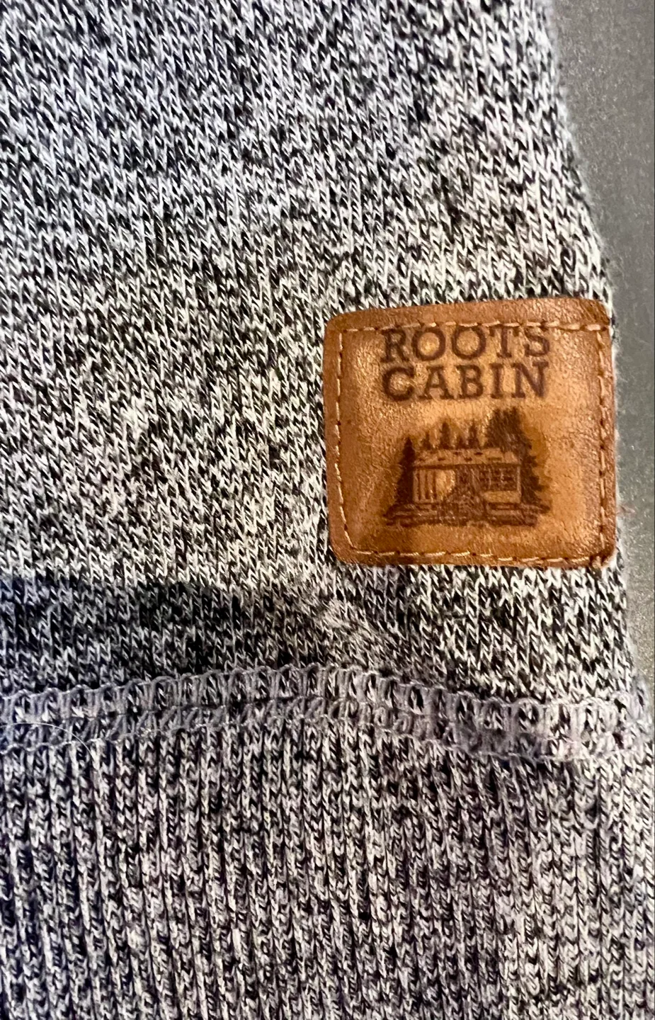 Ladies ROOTS Cabin Grey Zip-Up Hoodie - Size XL image indicator(4)