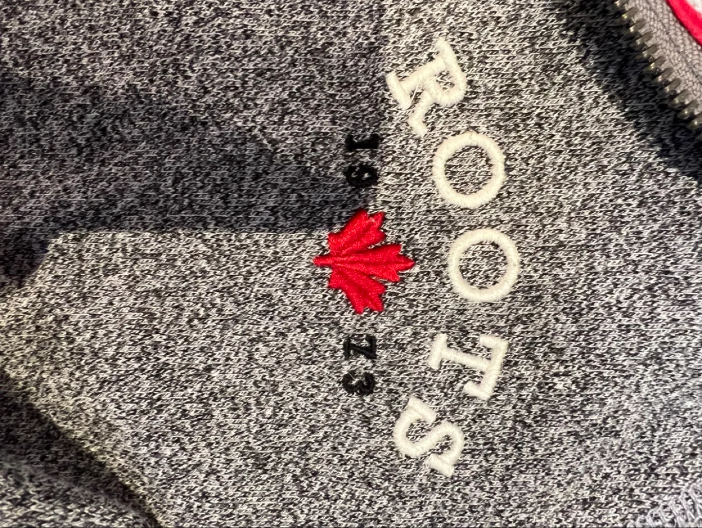 Ladies ROOTS Cabin Grey Zip-Up Hoodie - Size XL image indicator(8)